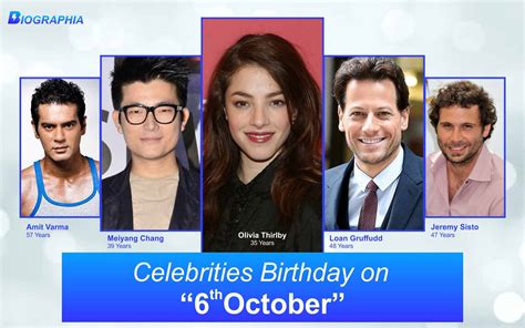 famous birthdays october 6th